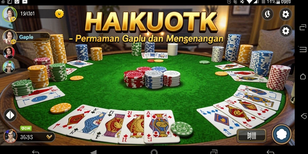 Tampilan gameplay seru dan menantang di HAIKUOTK.