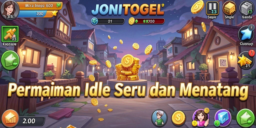 Tangkapan layar gameplay <strong>JONITOGEL</strong> yang menunjukkan pengumpulan sumber daya.
