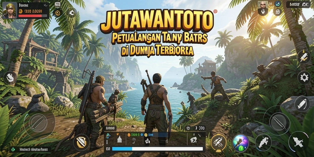Gameplay seru JUTAWANTOTO dalam dunia terbuka yang luas.