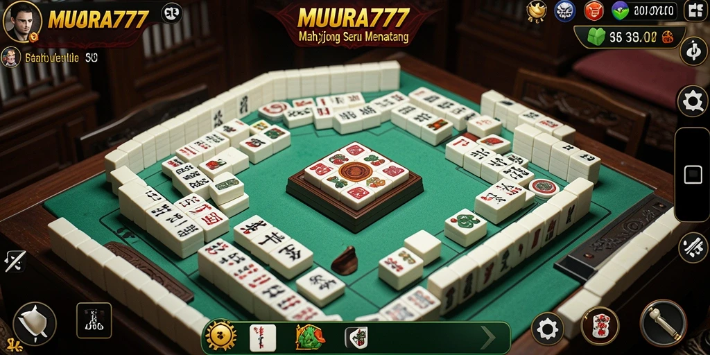 Tampilan gameplay seru dalam permainan Mahjong MUARA777.