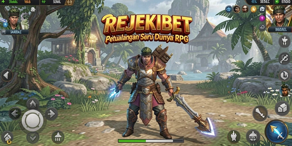 Tampilan gameplay RPG seru di REJEKIBET.