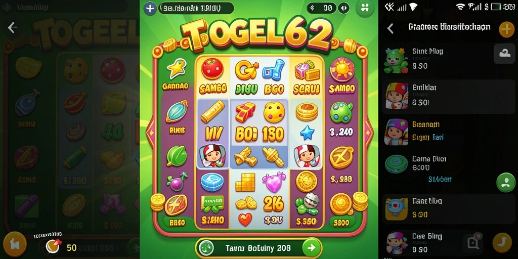 Screenshot gameplay TOGEL62 yang menarik dan penuh warna.